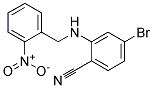 4-Bromo-2-(2-nitro-benzylamino)-benzonitrile Struktur