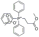 CARBMETHOXYETHYL TRIPHENYL PHOSPHONIUM ACETATE Struktur