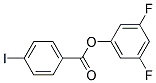 3',5'-Difluorophenyl 4-Iodobenzoate Struktur