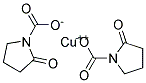 Copper pyrrolidone carboxylate Struktur