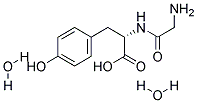 N-Glycyl-L-tyrosine dihydrate Struktur