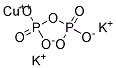 Copper potassium pyrophosphate Struktur