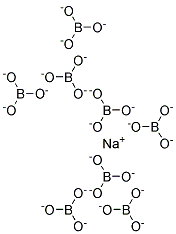 Sodium octaborate Struktur