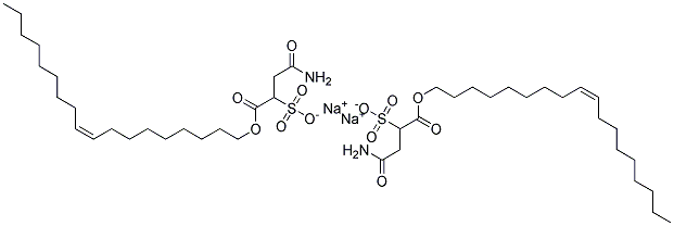 N-Oleyl sulfosuccinamic acid, disodium salt Struktur