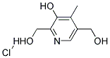 3-HYDROXY-4-METHYL-2,5-PYRIDINEDIMETHANOLHYDROCHLORIDE Struktur