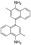 3,3'-DIMETHYL-1,1'-BINAPHTHYL-4,4'-DIAMINE Struktur