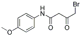 4-BROMO-4'-METHOXYACETOACETANILIDE Struktur