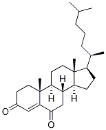 4-CHOLESTENE-3,6-DIONE Struktur