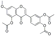 5-ACETOXY-3-(3,4-DIACETOXYPHENYL)-7-METHOXY-4H-CHROMEN-4-ONE Struktur