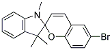 6-BROMO-1',3',3'-TRIMETHYLSPIRO(2H-CHROMENE-2,2'-INDOLINE) Struktur