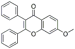 7-METHOXY-2,3-DIPHENYL-4H-CHROMEN-4-ONE Struktur