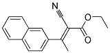 ETHYL2-CYANO-3-(2-NAPHTHYL)ISOCROTONATE Struktur