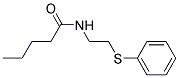 N-(2-(PHENYLTHIO)ETHYL)VALERAMIDE Struktur