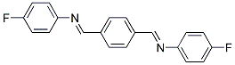 P-BIS(P-FLUOROPHENYLIMINOMETHYL)BENZENE Struktur