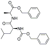 N-BENZYLOXYCARBONYL-L-LEUCYL-L-ALANINEBENZYLESTER Struktur