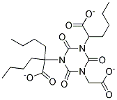 TRIBUTYL2,4,6-TRIOXO-1,3,5-TRIAZINE-1,3,5(2H,4H,6H)-TRIACETATE Struktur