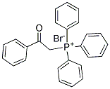 TRIPHENYLPHENACYLPHOSPHONIUMBROMIDE Struktur