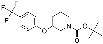 3-(4-Trifluoromethyl-phenoxy)-piperidine-1-carboxylic acid tert-butyl ester Struktur