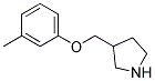 3-m-Tolyloxymethyl-pyrrolidine Struktur