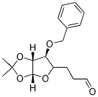 3-[(3aR,6S,6aR)-6-(benzyloxy)-2,2-dimethyltetrahydrofuro[2,3-d][1,3]dioxol-5-yl]propanal Struktur