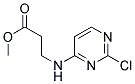 methyl 3-[(2-chloropyrimidin-4-yl)amino]propanoate Struktur