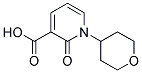 2-oxo-1-(tetrahydro-2H-pyran-4-yl)-1,2-dihydropyridine-3-carboxylic acid Struktur