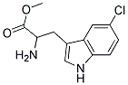 methyl 2-amino-3-(5-chloro-1H-indol-3-yl)propanoate Struktur