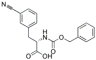 (2S)-2-{[(benzyloxy)carbonyl]amino}-3-(3-cyanophenyl)propanoic acid Struktur