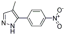 4-methyl-5-(4-nitrophenyl)-1H-pyrazole Struktur