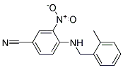 4-(2-Methyl-benzylamino)-3-nitro-benzonitrile Struktur