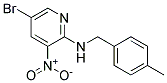 (5-Bromo-3-nitro-pyridin-2-yl)-(4-methyl-benzyl)-amine Struktur