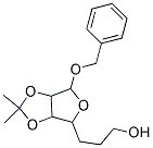 3-[6-(benzyloxy)-2,2-dimethyltetrahydrofuro[3,4-d][1,3]dioxol-4-yl]propan-1-ol Struktur