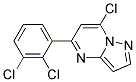 7-chloro-5-(2,3-dichlorophenyl)pyrazolo[1,5-a]pyrimidine Struktur