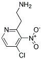 (4-Chloro-3-nitro-pyridin-2-yl)-ethyl-amine Struktur