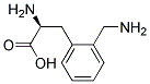 (2S)-2-amino-3-[2-(aminomethyl)phenyl]propanoic acid Struktur