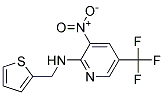 (3-Nitro-5-trifluoromethyl-pyridin-2-yl)-thiophen-2-ylmethyl-amine Struktur