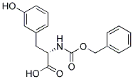 (2S)-2-{[(benzyloxy)carbonyl]amino}-3-(3-hydroxyphenyl)propanoic acid Struktur