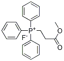 CARBMETHOXYETHYL TRIPHENYL PHOSPHONIUM FLUORIDE Struktur