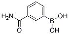 3-AMINOFORMYLPHENYLBORONIC ACID Struktur