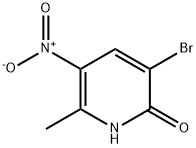 3-BROMO-2-HYDROXY-5-NITRO-6-PICOLINE Struktur