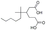 3-(1,1-Dimethylhexyl) hexanedioic acid Struktur