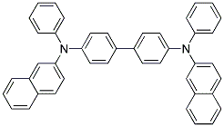 N,N'-Di(naphthalene-2-yl)-N,N'-diphenylbenzidine Struktur