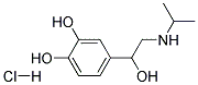 (+/-)-4-(1-HYDROXY-2-(ISOPROPYLAMINO)ETHYL)-1,2-BENZENEDIOLHYDROCHLORIDE Struktur