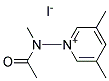 3,5-DIMETHYL-1-(N-METHYLACETAMIDO)PYRIDINIUMIODIDE Struktur