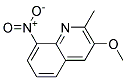 3-METHOXY-2-METHYL-8-NITROQUINOLINE Struktur