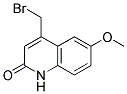 4-BROMOMETHYL-6-METHOXY-2(1H)-QUINOLINONE Struktur