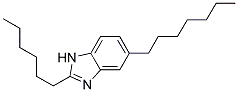 5-HEPTYL-2-HEXYLBENZIMIDAZOLE Struktur