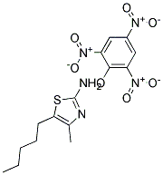 4-METHYL-5-PENTYL-2-THIAZOLAMINEPICRATE Struktur