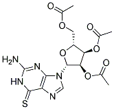 6-THIOGUANOSINE2',3',5'-TRIACETATE Struktur