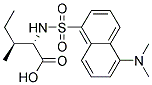 N-(5-DIMETHYLAMINO-1-NAPHTHYLSULFONYL)-L-ISOLEUCINE Struktur